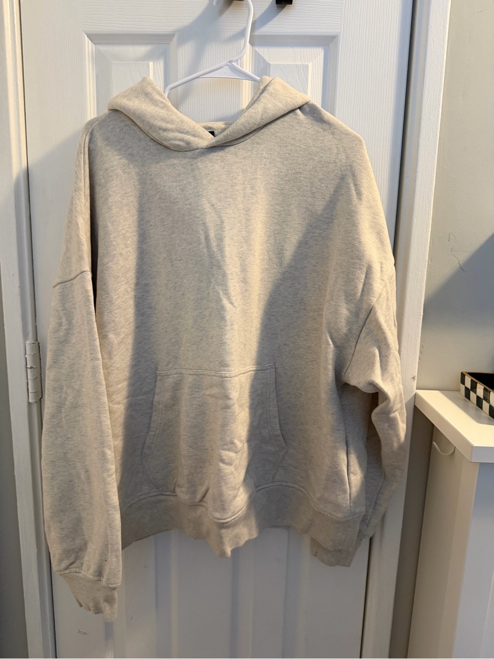 GAP Men's Lightweight Hooded Sweatshirt - Cream